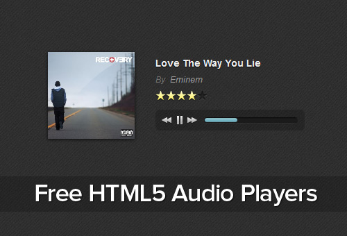 html5 audio player style example